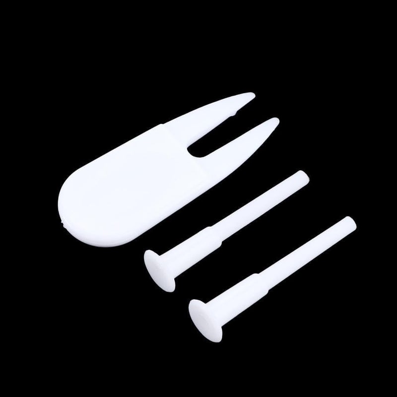 Wentoenapp 3 Pcs White Exercise Ball Plug Set, Yoga Ball Air Stopper, Exercise Ball Valve Plug, Exercise Ball Plug Puller, Yoga Ball Pin Plug, Yoga Ball Air Plug, Exercise Ball Accessories - Image 1